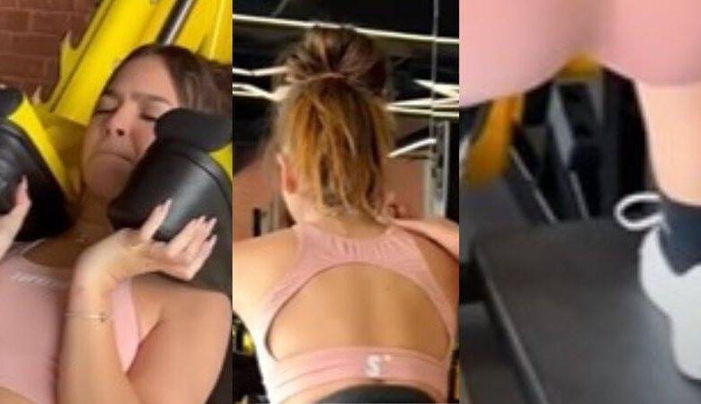 Mel Maia agacha sem calcinha e causa alvoroço em vídeo na academia: “Delícia”…ver mais