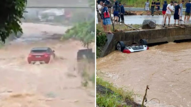 Pai, mãe e bebê morrem afogados após carro ser arrastado; vídeo mostra moment…Ver Mais